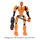 thumbnail image 2 of Figura de acción Dummy 13 Figura de acción móvil con múltiples articulaciones impresa en 3D (naranja), 2 of 9