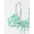 thumbnail image 3 of Women's Spaghetti Strap Floral Print Bikini Bathing Suit 2 Piece Swimsuits, 3 of 6