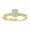 10K Yellow Gold, variant on FINE JEWELRY Sterling Silver Round Cluster Diamond Engagement Ring (1/3 cttw, I-J Color, I2-I3 Clarity), Size 9.5