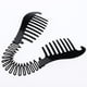 thumbnail image 3 of Juego de 3 pinzas de plástico duraderas para trenzar el cabello, entrelazadas, con agarre tipo garra para moño. Negro, 3 of 9