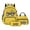 Yellow-Cartoon Truck, variant on Kuiaobaty Cartoon Truck Print Backpack and Lunch Bag Set for Boys 8-12 InsulatedLunch Bag with Pencil Bags Lightweight Backpack Pencil Pouch with Zipper for School