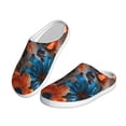 thumbnail image 2 of Lsque 3D Butterfly Pattern Womens Comfort Cotton on Scuff With Memory Foam and Anti-skid Sole Slipper-39/40, 2 of 7