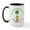 White/Black Inside, variant on CafePress - Happiness Is A Four Leaf Clover Mugs - 15 oz Ceramic Large White Novelty Mug