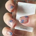 thumbnail image 3 of 12 hojas de pegatinas de mariposa para decoración de uñas, diseño autoadhesivo, puntas de manicura, decoración de uñas para mujeres y niñas, 3 of 5