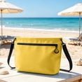 thumbnail image 2 of Waterproof Dry Bag for Travel, Beach & Gym - Durable PVC Zipper Storage with Detachable Strap & Crossbody Option Keeps Phone & Essentials Safe Yellow, 2 of 6