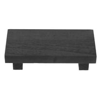 Hemoton Kitchen Sink Soap Tray Counter Dish Soap Dispenser Wooden Planter Risers Stand Wood Pedestal Holder Vanity Counter Tray for Bathroom Kitchen Accessories