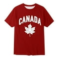 thumbnail image 4 of Men T Shirts Male Spring And Summer National Day Celebration Casual Distressed Partial Print Round Neck Short Sleeve Top, 4 of 4