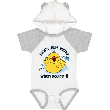 

Inktastic Life s Ducky 1st Birthday Gift Baby Boy or Baby Girl Bodysuit