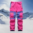 thumbnail image 2 of Pants Boys Pack Color Block Boys Sweatpants Size 8 Regular Fit Christmas Boys Cargo Pants Size 7 with Zipper Pockets Hot Pink,12-14 Years, 2 of 3