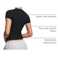 thumbnail image 4 of Remera CRZ YOGA Softembrace Cuello Alto Negra XL, 4 of 7