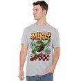 thumbnail image 4 of Teenage Mutant Ninja Turtles : Mutant Mayhem T-Shirt Adulte Patineur Michelangelo, 4 of 6