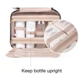 thumbnail image 4 of Neceser de viaje con gancho para colgar, resistente al agua, para maquillaje y cosméticos, organizador de viaje para accesorios - Rosa bebé mediano XFDS, 4 of 5