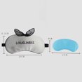 thumbnail image 3 of Bangcool Sleeping Mask Creative Letter Eye Mask Eye Shade with Ice Pack for Home Travel, 3 of 9