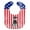 Salt & Pepper, variant on Patriotic USA Standard Schnauzer Black Baby Bib