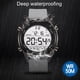 thumbnail image 3 of Reloj Digital, Alarma Luminosa, Visualización De La Fecha De La Semana, De 12 24 Horas, Reloj Deportivo Al Aire, Correa De Silicona Impermeable Para Ejercicio Para, 3 of 7