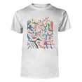 thumbnail image 1 of Pink Floyd  Adult Pollock Prism T-Shirt, 1 of 3