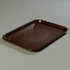 Cambro 1418FF167 Brown 14" x 18" Fast Food Tray