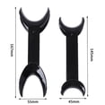 thumbnail image 4 of XIRQI 2026 New 4Pcs Dental Tool Double Head Orthodontic Teeth Two Size Intraoral Cheek Lip Retractor Opener for Dental Hospital Black, 4 of 7