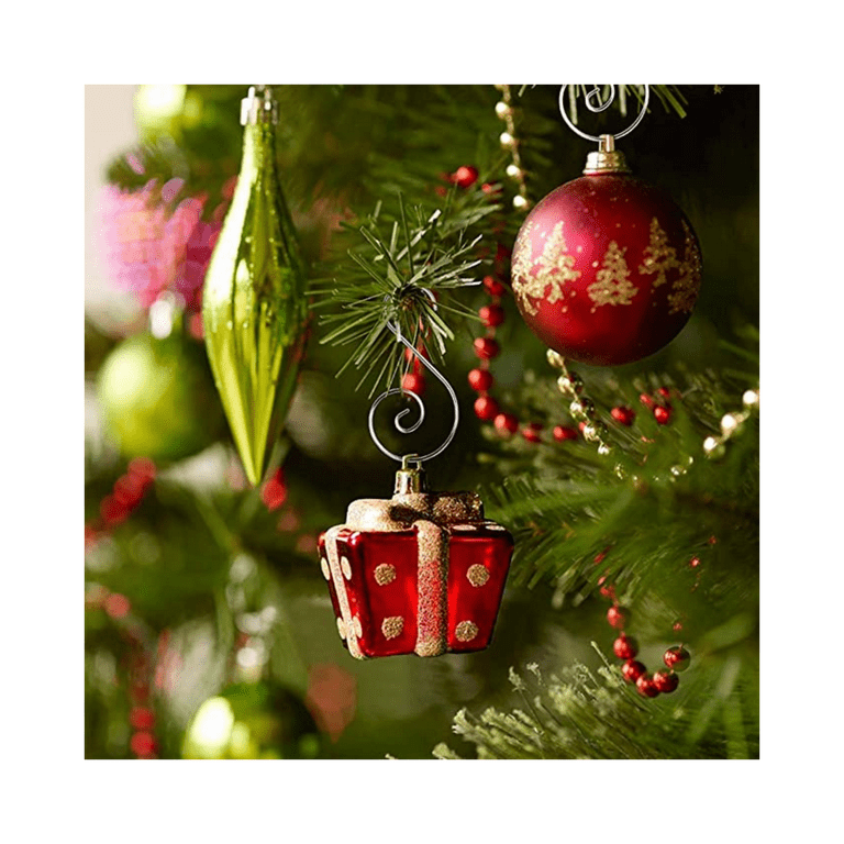 50/10Pcs Christmas Ornament Hooks Metal S-Shaped Hanger Hooks Christmas  Tree Ball Hanging Decoration For Home Navidad New Year - AliExpress