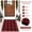 Coffee & White, variant on Coffee and White Plaid Rug, 4' x 6' Outdoor Porch Door Mat, Washable Cotton Woven Farmhouse Area Rug, Entryway Layered Door Mats Carpet, Easter Decor