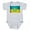 Heather Gray, variant on CafePress - Vintage Ukraine Flag Infant Bodysuit - Cute Infant Bodysuit Baby Romper - Size Newborn - 24 Months