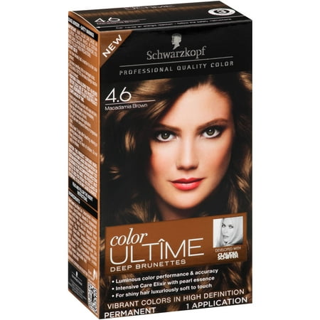Schwarzkopf Color Ultime Deep Brunettes Hair Coloring Kit, 4.6 Macadamia Brown Walmart.com Schwarzkopf Color Ultime Deep Brunettes Hair Coloring Kit, 4.6 Macadamia Brown Walmart.com