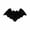 Black, variant on Antqov Halloween Bath Mat 20x24" Soft Absorbant Gothic Bathroom Rug Washable Non Slip Bathroom Mat Halloween Decorations for Home Bathroom Decor