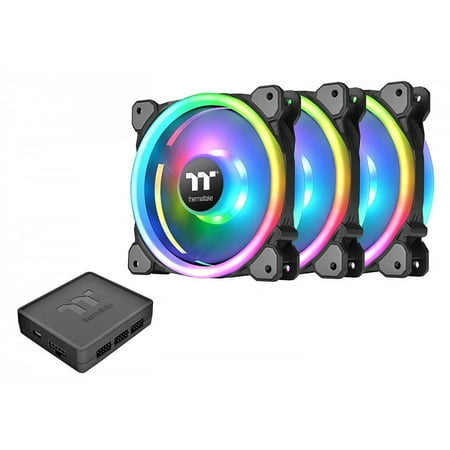UPC: 0841163004470 | Thermaltake Riing Trio RGB Software Enabled Case Fan – Three Pack – 120mm