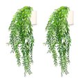 thumbnail image 1 of Paquete de 2 Plantas artificiales Decoración Hojas Montado en la pared Inteprter, 1 of 6