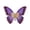 A004- Purple, variant on Accessories, Detachable Butterfly Clips, Embellished Butterfly Clips, Festive Clips, Set of 3 4.5X4 Inch Purple Navy Gold Layered Butterfly Barrettes for Girls to Secure Strands