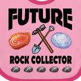 thumbnail image 4 of Inktastic Future Rock Collector Boys or Girls Baby Bib, 4 of 4