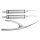 thumbnail image 2 of WORGEOUS Línea de camarones de acero inoxidable 3 unids Peladores de líneas de camarones prácticos, 2 of 9