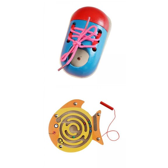 2x Tablero de Actividades de Cognición Juguete Tablero de Actividades Niños