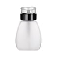 thumbnail image 2 of 250ml Push Down Empty Pump Dispenser Bottle - Refillable Plastic Bottle for Nail Polish, Makeup Remover, Liquid Storage, Leak-Proof, Premium Spring, Travel Friendly, Home Use, 8.8 Makeup Organizers, 2 of 7