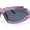 Lavender - Black, variant on Trendy 90s Robotic Elaborate Mechanical Plastic Sport Sunglasses Grey - Black