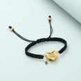 thumbnail image 4 of Cremation Jewelry Heart Urn Bracelet for Ashes for Women Men Adjustable Memorial Keepsake Rope Bracelet, 4 of 7