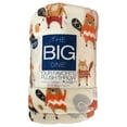 thumbnail image 2 of The Big One Plush Lodge Critters Oversized Throw Blanket, 5 ft x 6 ft, 2 of 2
