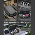 thumbnail image 4 of Portable Safe Box for Travel, Combination Security Case LockBox with Code, Waterproof Anti-Theft Mini Travel Safe Box B, 4 of 5