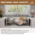 thumbnail image 3 of CASAINC Handmade All-in-One Topmount Drop-In Stainless Steel 33 in. x 22 in. Single Bowl Kitchen Sink, 3 of 8