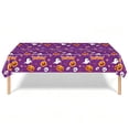 thumbnail image 4 of Sulaicai Halloween Disposable Plastic Tablecloth, 54" x 108" Pumpkin Ghost Skull Pattern Rectangular Table Cover, Waterproof Table Cloth for Holiday Party Decorations, 4 of 9