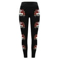 thumbnail image 4 of WILLBEST Leggings de Entrenamiento de Cintura Alta Para Mujer, Pantalones de Yoga Suaves y Elásticos Con Estampado Navideño, Diseño de Bloques de Color Para Fitness y Running. Extra Grande, 4 of 4