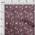 thumbnail image 2 of oneOone Cotton Poplin Wine Fabric Floral Quilting Supplies Print Sewing Fabric By The Yard 42 Inch Wide-CF, 2 of 6