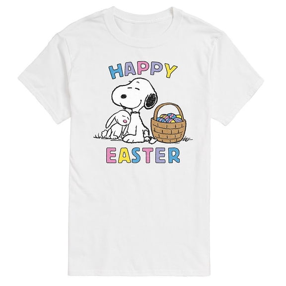 Men's Peanuts Snoopy And Bunny Graphic Tee