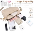thumbnail image 6 of KXF Square PU Leather Shoulder Bag Women Chic Crossbody Bag Lady Handbag Trendy Satchel Purse Clutch, 6 of 7
