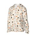 thumbnail image 2 of Pofeuu Milk Tea Print Sun Protection Outdoor Lightweight Full Zip UV Cooling Hoodie Long Sleeve Summer Clothing for Outdoor Hiking-Small, 2 of 5