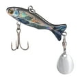 thumbnail image 2 of Metal Vib Fishing Lure Cebo Con Ganchos Agudos Artificial (oro), 2 of 6