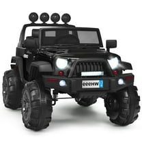 Gymax Electric Kids Ride On 12V Truck Car w/ MP3 Remote Control Black