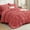 05 - Coral, variant on 7-Piece Full White Comforter Set, All Season Bed in a Bag for Adults & Kids with Sheets & Pillowcases