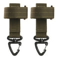 thumbnail image 1 of 2x Outdoor Gloves Hook Storage Buckle Climbing Rope Hanging Buckles (Khaki), 1 of 1