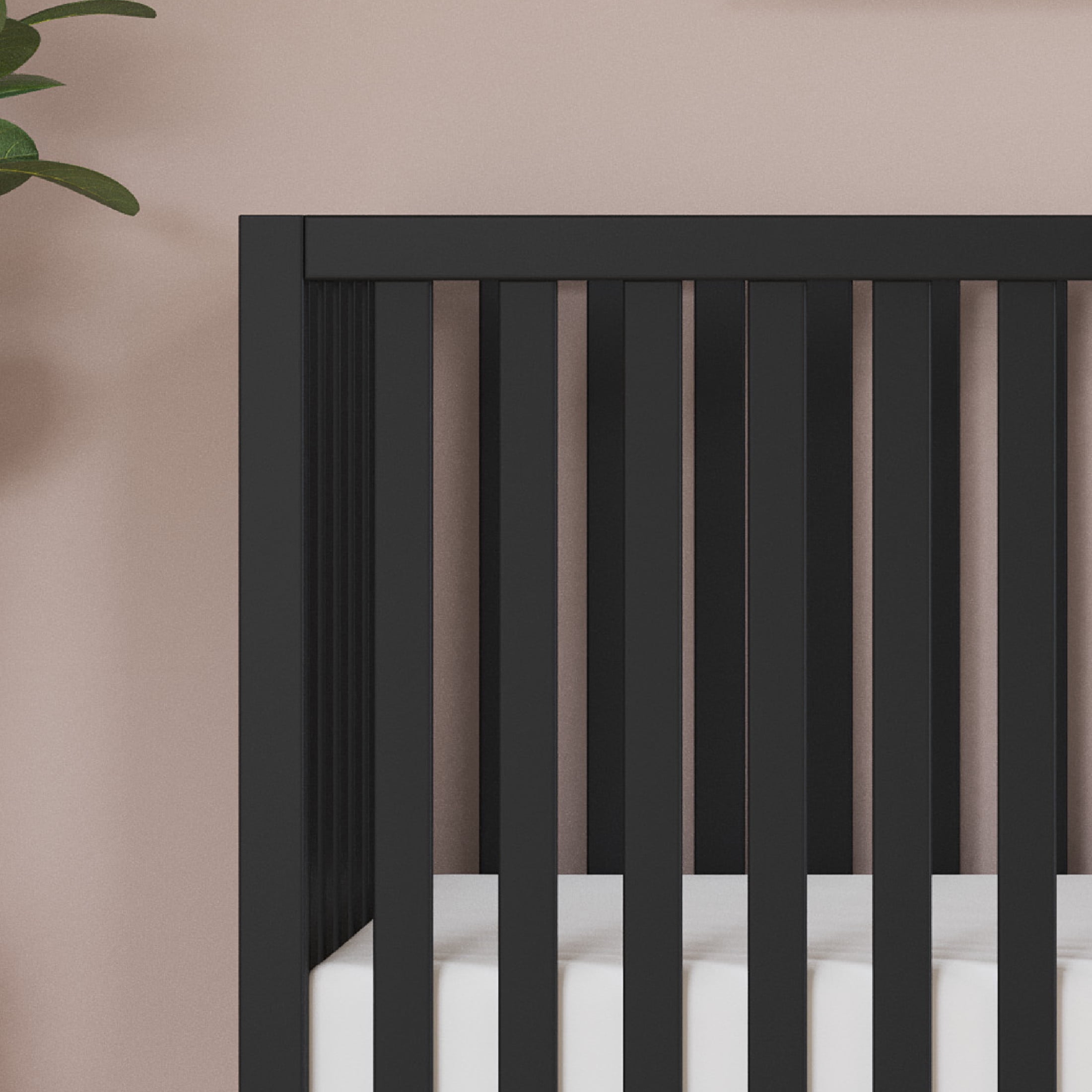 Child Craft SOHO Crib, Dresser & Chest Nursery Set, 4-in-1 Convertible Crib, Ebony, 3-Piece